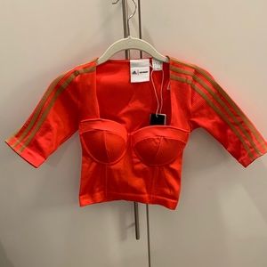 IVY PARK Circular Knit Crop Top